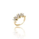 Classic Diamond Ring with Marquise and Princess