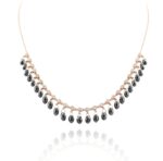 Classic Diamond Necklace with Fancy Drops