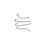 Daile Dazzle Diamond Snake Ring