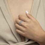 Classic Diamond Ring with Fancy Black Diamond - Image 2