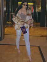 Crown 3D Diamond Necklace with Ruby - Image 2