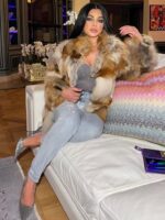 Crown 3D Diamond Necklace with Ruby - Image 3