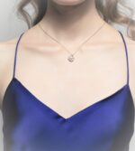 Classic Diamond Necklace with Princess and Pear - Image 2