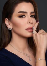 Classic Diamond Ring with Marquise  Pear and Princess Diamond - Image 2