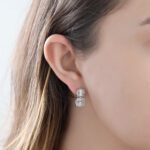 Classic Diamond Earrings - Image 2