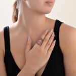 Cards Ring with Ruby and Black Diamond - Image 2