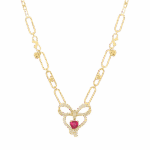 Mon Amour Ruban Diamond Necklace